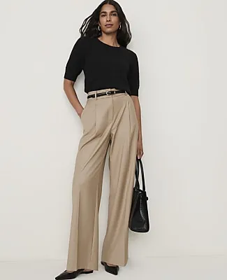 Ann Taylor The Pleated Wide-Leg Pant sold by Ann Taylor