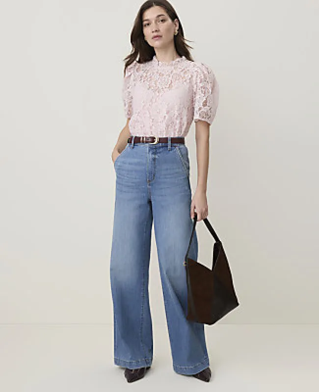 Ann Taylor The Denim Trouser made by Ann Taylor