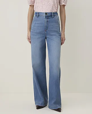 Ann Taylor The Denim Trouser sold by Ann Taylor product image thumbnail 2