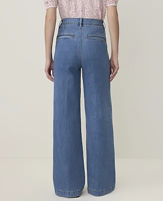 Ann Taylor The Denim Trouser sold by Ann Taylor product image thumbnail 3
