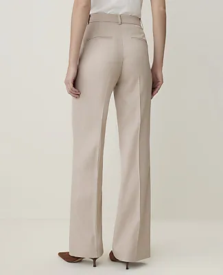 Ann Taylor The Petite Flare Trouser in Windowpane sold by Ann Taylor product image thumbnail 3