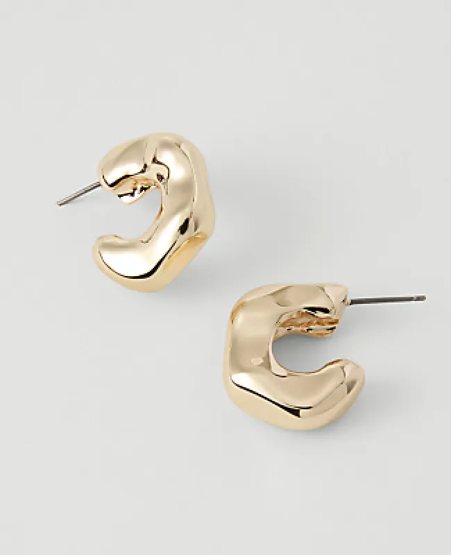 Ann Taylor Textured Mini Hoop Earrings made by Ann Taylor