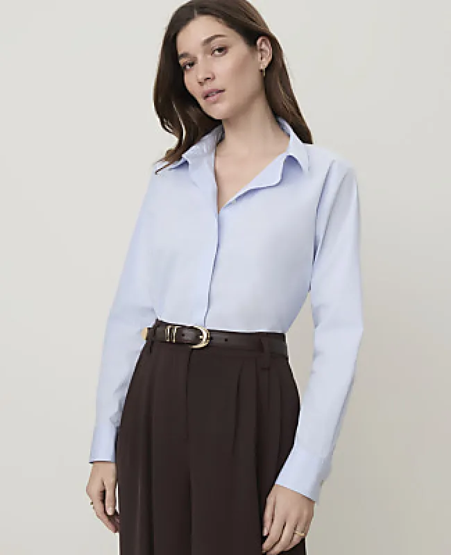 Ann Taylor Petite Satin Modern Shirt made by Ann Taylor