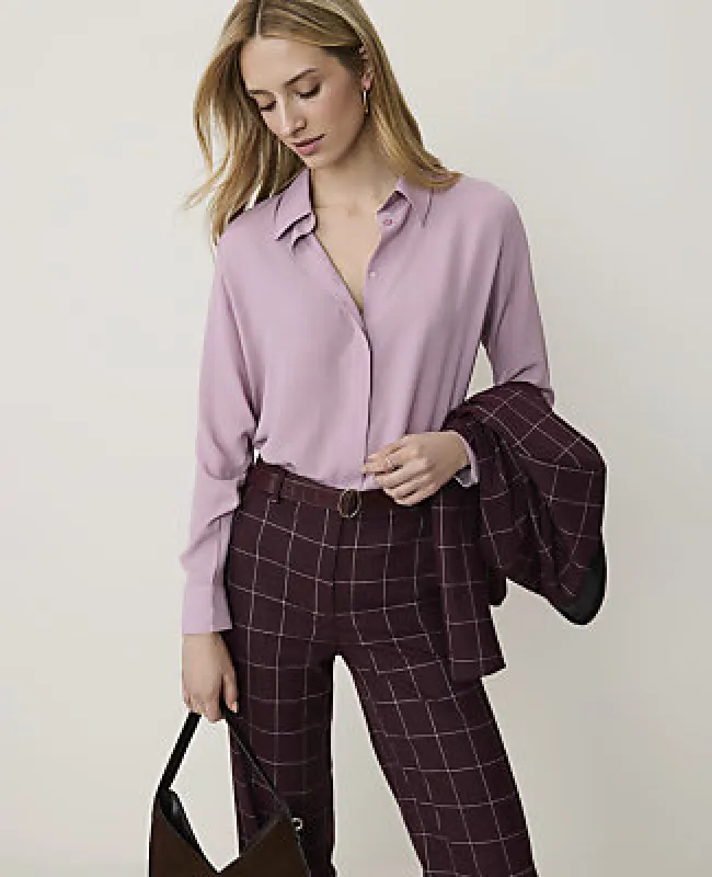 Ann Taylor Petite Satin Modern Shirt made by Ann Taylor