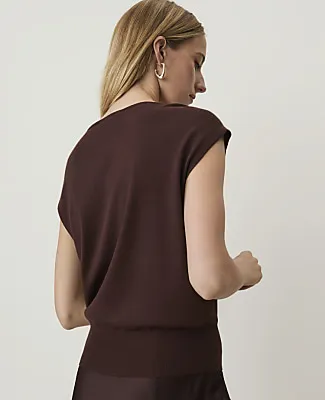 Ann Taylor Petite Boatneck Sweater Shell Top sold by Ann Taylor product image thumbnail 2