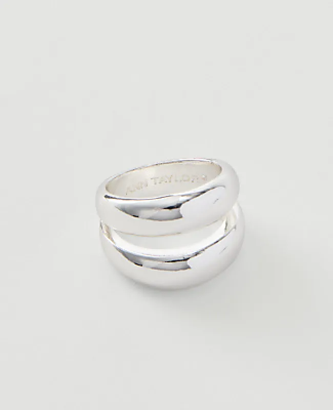 Ann Taylor Double Loop Ring made by Ann Taylor