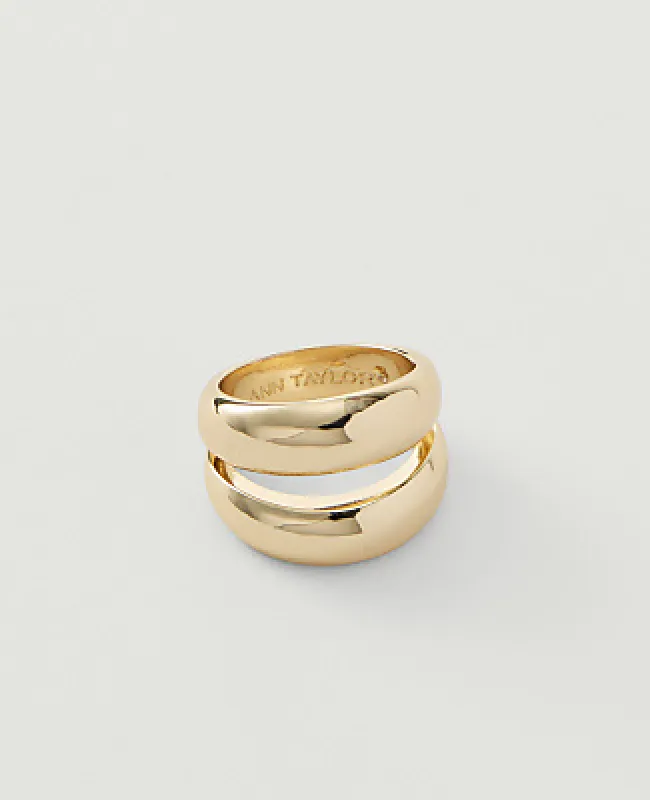 Ann Taylor Double Loop Ring made by Ann Taylor