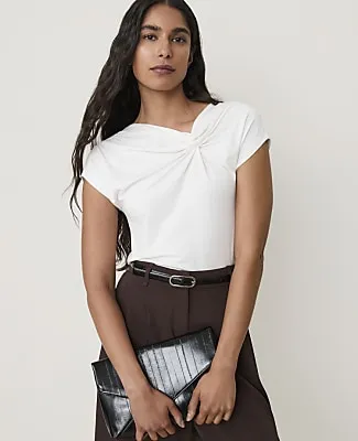 Ann Taylor Twist Front Top sold by Ann Taylor