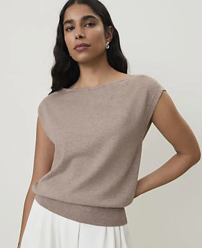 Ann Taylor Boatneck Sweater Shell Top made by Ann Taylor