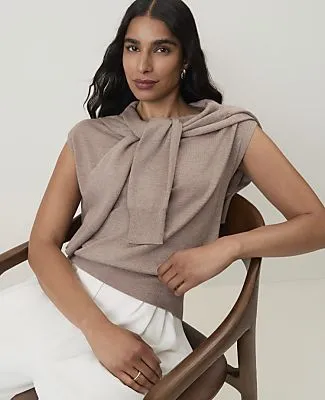 Ann Taylor Boatneck Sweater Shell Top sold by Ann Taylor product image thumbnail 3