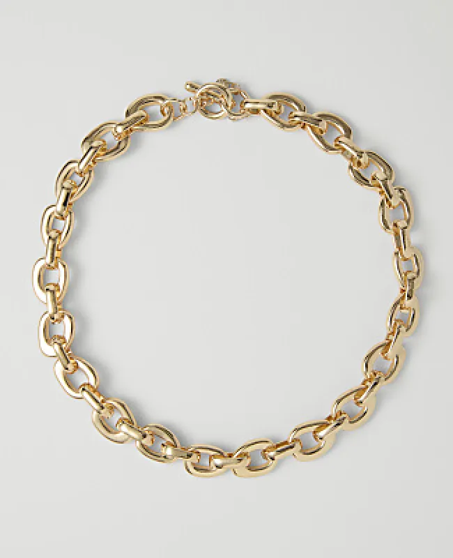 Ann Taylor Chunky Chain Necklace made by Ann Taylor