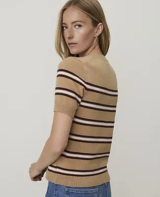 Ann Taylor Weekend Striped Sweater Tee sold by Ann Taylor product image thumbnail 2