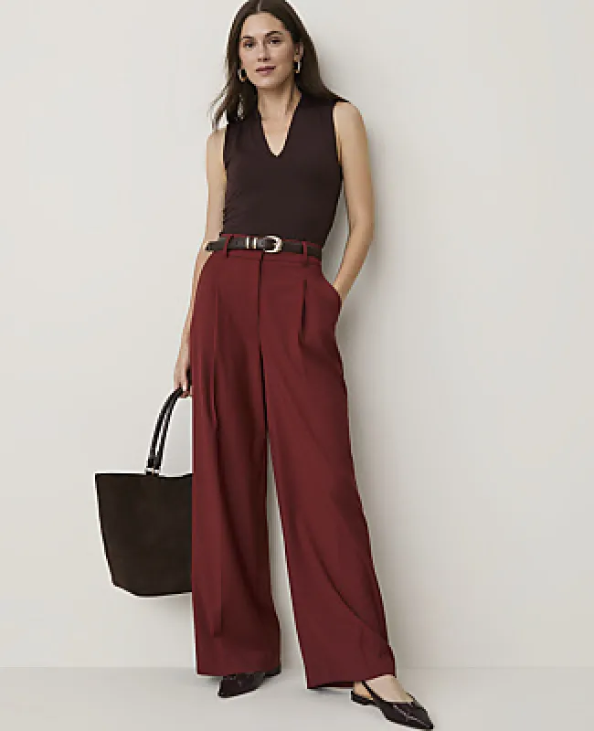 Ann Taylor The Pleated Wide-Leg Pant made by Ann Taylor