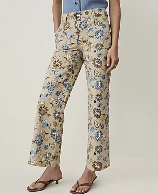 Ann Taylor Weekend Floral Boot Jean sold by Ann Taylor product image thumbnail 2