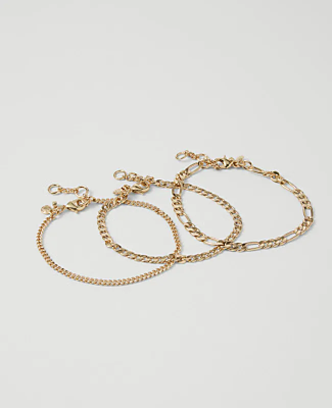 Ann Taylor Chain Link Bracelet Set made by Ann Taylor