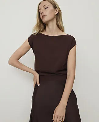Ann Taylor Boatneck Sweater Shell Top sold by Ann Taylor