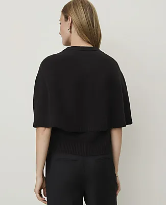 Ann Taylor Short Sleeve Capelet Cardigan sold by Ann Taylor product image thumbnail 2