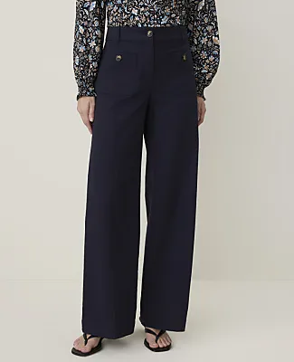 Ann Taylor Petite Weekend Patch Pocket Pant sold by Ann Taylor product image thumbnail 2