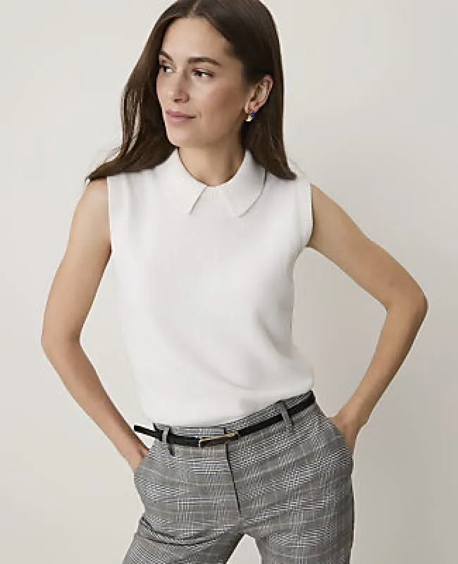 Ann Taylor Collared Sweater Vest made by Ann Taylor
