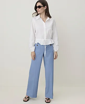 Ann Taylor Petite Weekend Patch Pocket Pant sold by Ann Taylor