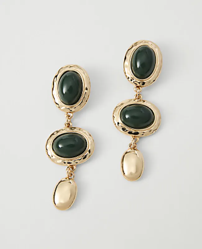 Ann Taylor Triple Stone Drop Earrings made by Ann Taylor
