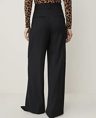Ann Taylor The Petite Pleated Wide-Leg Pant sold by Ann Taylor product image thumbnail 3