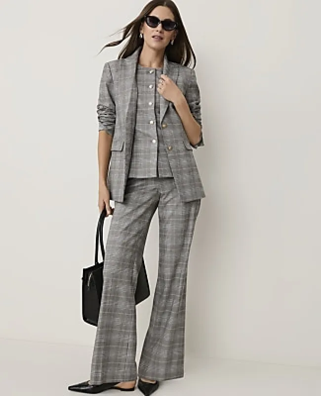 Ann Taylor The Petite Jayne Trouser in Plaid made by Ann Taylor