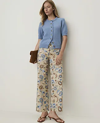 Ann Taylor Petite Weekend Floral Boot Jean sold by Ann Taylor