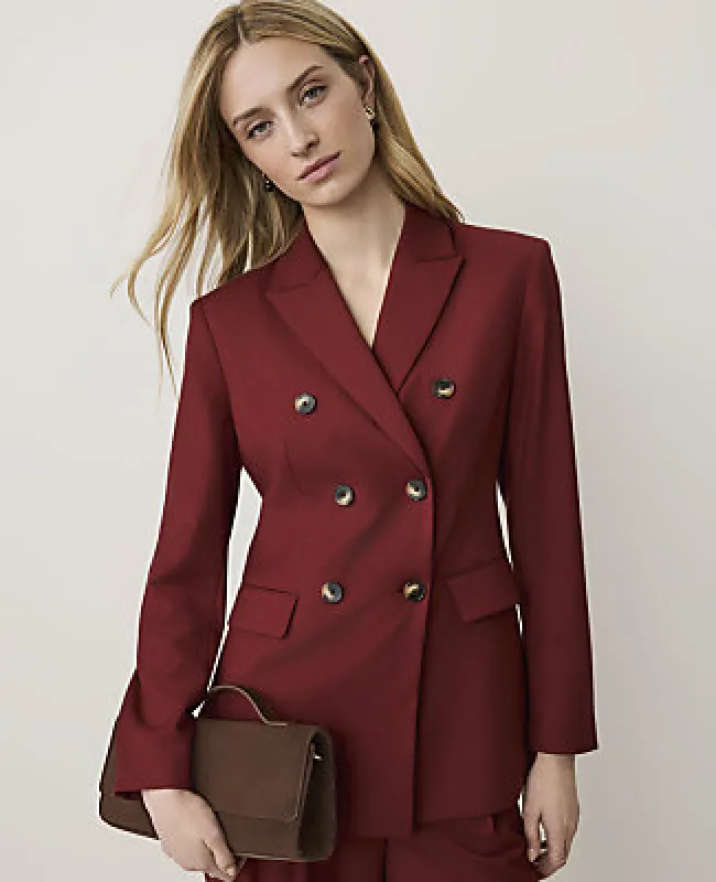 Ann Taylor The Fitted Long Double Breasted Blazer made by Ann Taylor