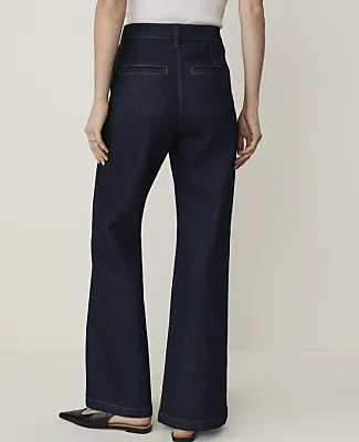 Ann Taylor The Petite Flare Trouser Jean sold by Ann Taylor product image thumbnail 3