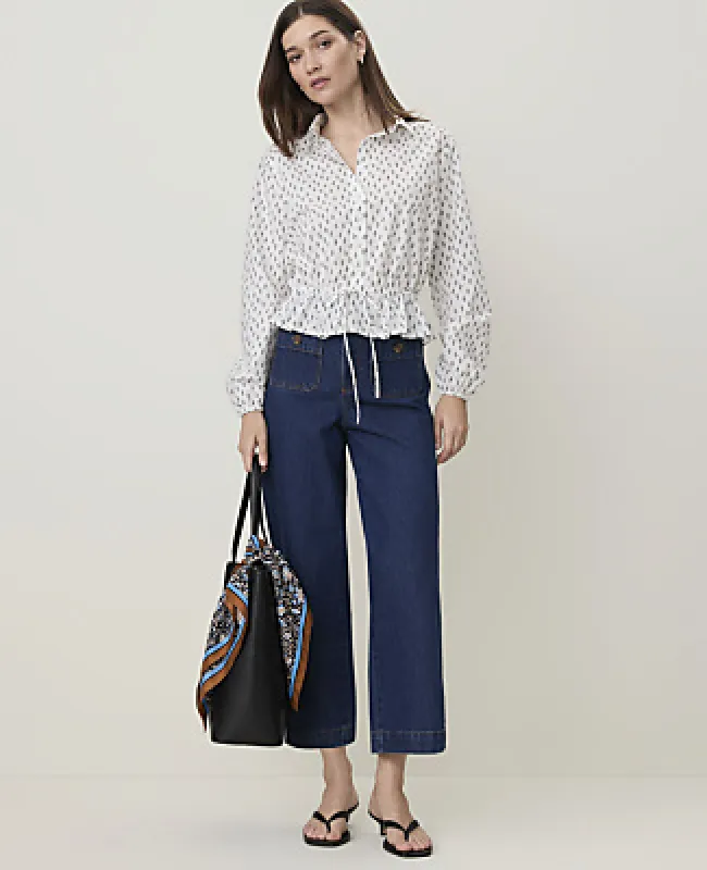 Ann Taylor Petite Weekend Patch Pocket Jean made by Ann Taylor