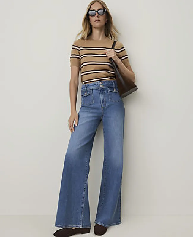 Ann Taylor Weekend Denim Trouser made by Ann Taylor