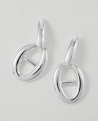 Ann Taylor Double Oval Drop Earrings sold by Ann Taylor
