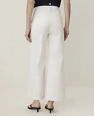 Ann Taylor Petite Weekend Wide-Leg Ankle Pant sold by Ann Taylor product image thumbnail 3