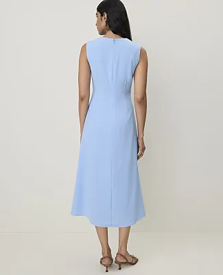 Ann Taylor Petite Crew Neck Twist Sheath Dress sold by Ann Taylor product image thumbnail 2