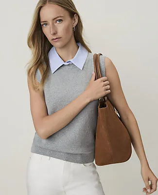 Ann Taylor Weekend Collared Sweater Vest sold by Ann Taylor