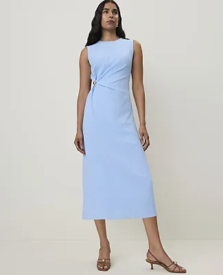 Ann Taylor Crew Neck Twist Sheath Dress sold by Ann Taylor