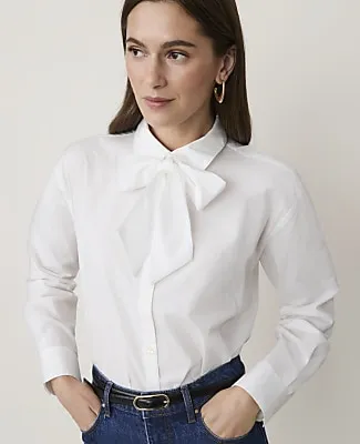 Ann Taylor Tie Neck Blouse sold by Ann Taylor