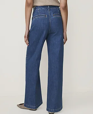 Ann Taylor The Petite Darted Waist Trouser Jean sold by Ann Taylor product image thumbnail 3