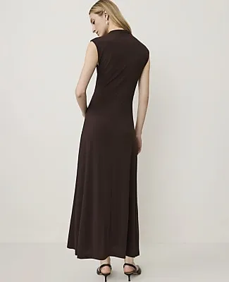 Ann Taylor Petite Mock Neck Midi Dress sold by Ann Taylor product image thumbnail 2