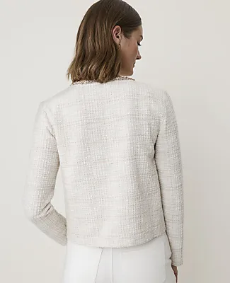 Ann Taylor Metallic Tweed Jacket sold by Ann Taylor product image thumbnail 2