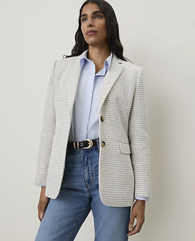 Ann Taylor The Greenwich Blazer in Tweed made by Ann Taylor