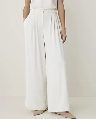 Ann Taylor The Petite Multi Pleated Wide Leg Pant sold by Ann Taylor product image thumbnail 2