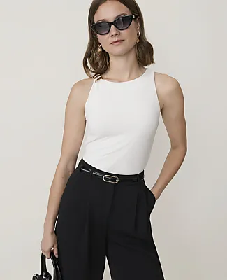 Ann Taylor Petite Hardware Embellished Tank Top sold by Ann Taylor