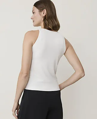 Ann Taylor Petite Hardware Embellished Tank Top sold by Ann Taylor product image thumbnail 2