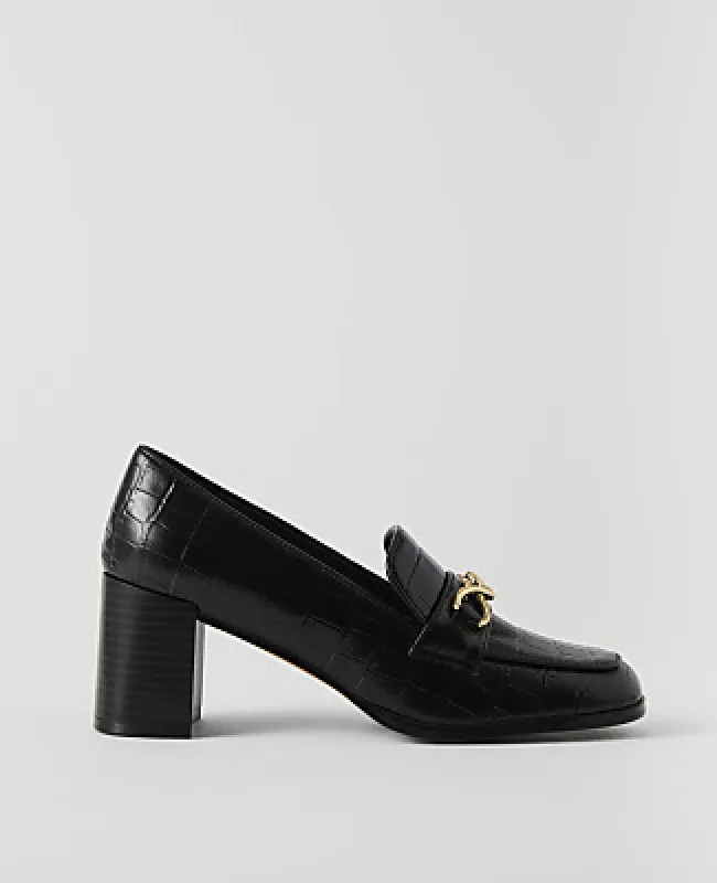 Ann Taylor Croco Loafer Pump made by Ann Taylor