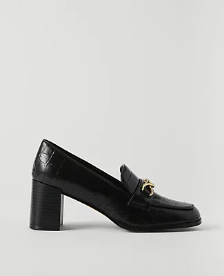 Ann Taylor Croco Loafer Pump sold by Ann Taylor