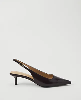 Ann Taylor Patent Slingback Pump sold by Ann Taylor