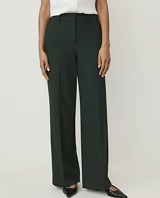 Ann Taylor The Wide-Leg Pant in Seasonless Stretch — Curvy Fit made by Ann Taylor