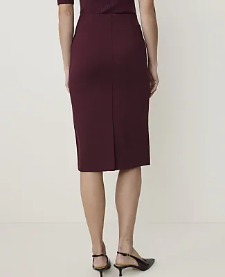Ann Taylor Ponte Pencil Skirt sold by Ann Taylor product image thumbnail 3